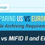Comparing US vs European Mobile Archiving Requirements