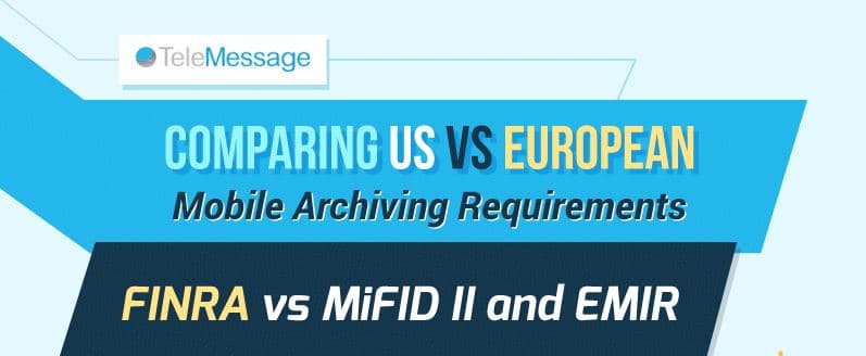 Comparing US vs European Mobile Archiving Requirements