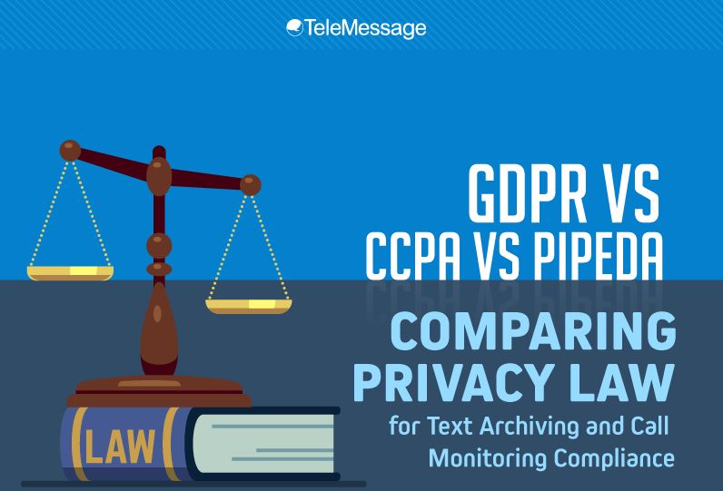 Comparing Privacy Laws for Text Archiving and Call Monitoring Compliance