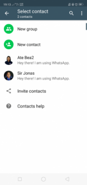 wa contacts android